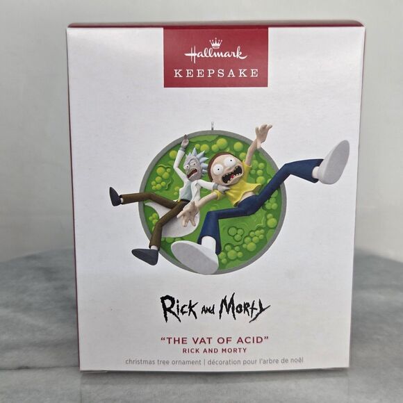 Hallmark Keepsake Rick and Morty 'The Vat of Acid' Ornament Christmas Gift Boxed - Picture 6 of 9